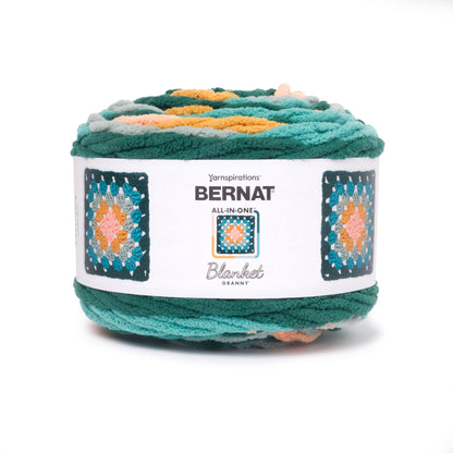 Bernat All In One Blanket Granny Yarn (240g/8.5oz) Seaside Shine