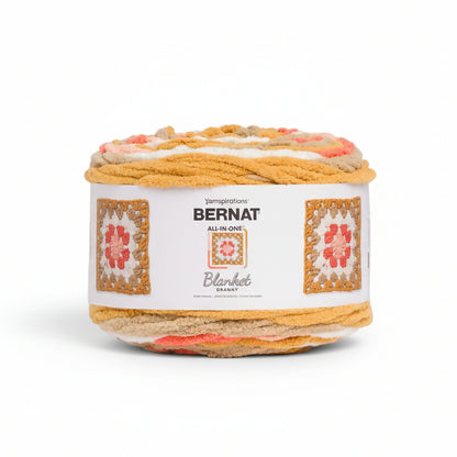Bernat All In One Blanket Granny Yarn (240g/8.5oz) Solar Shimmer