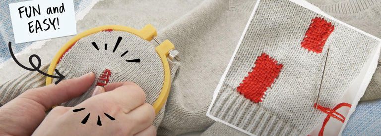 Fun and Easy Guide to Visible Knitwear Mending