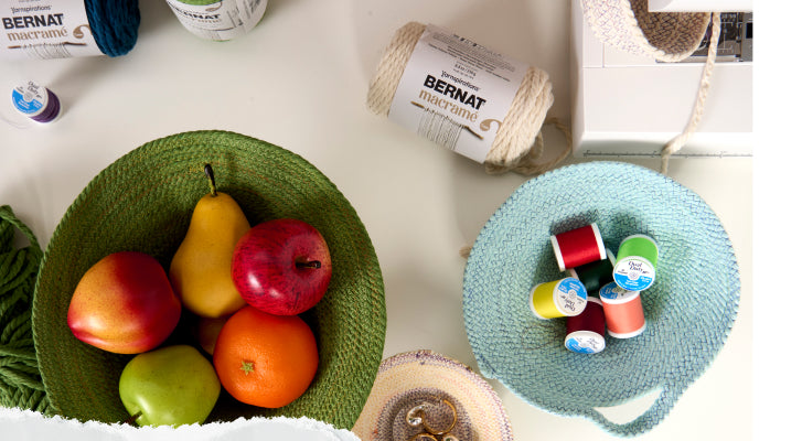 How to Sew Rope Bowls