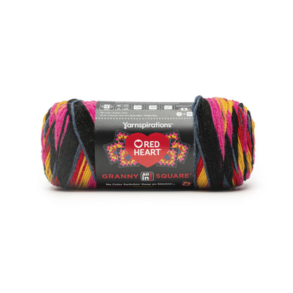 Red Heart All In One Granny Square Yarn (250g/8.8oz) Black - Scarlet Sands