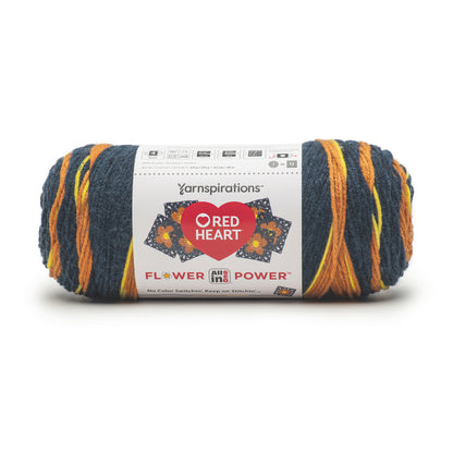 Red Heart All In One Flower Power Yarn (250g/8.8oz) Katelli Bronze