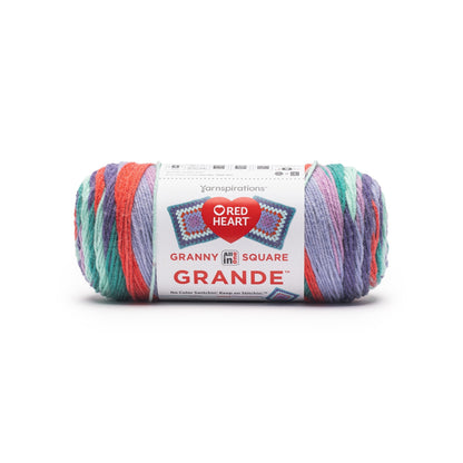 Red Heart All In One Granny Square Grande Yarn (250g/8.8oz) Lollapalooza