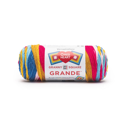 Red Heart All In One Granny Square Grande Yarn (250g/8.8oz) Cats Meow