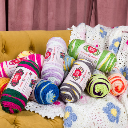 Red Heart All In One Flower Power Yarn (250g/8.8oz) All Variants